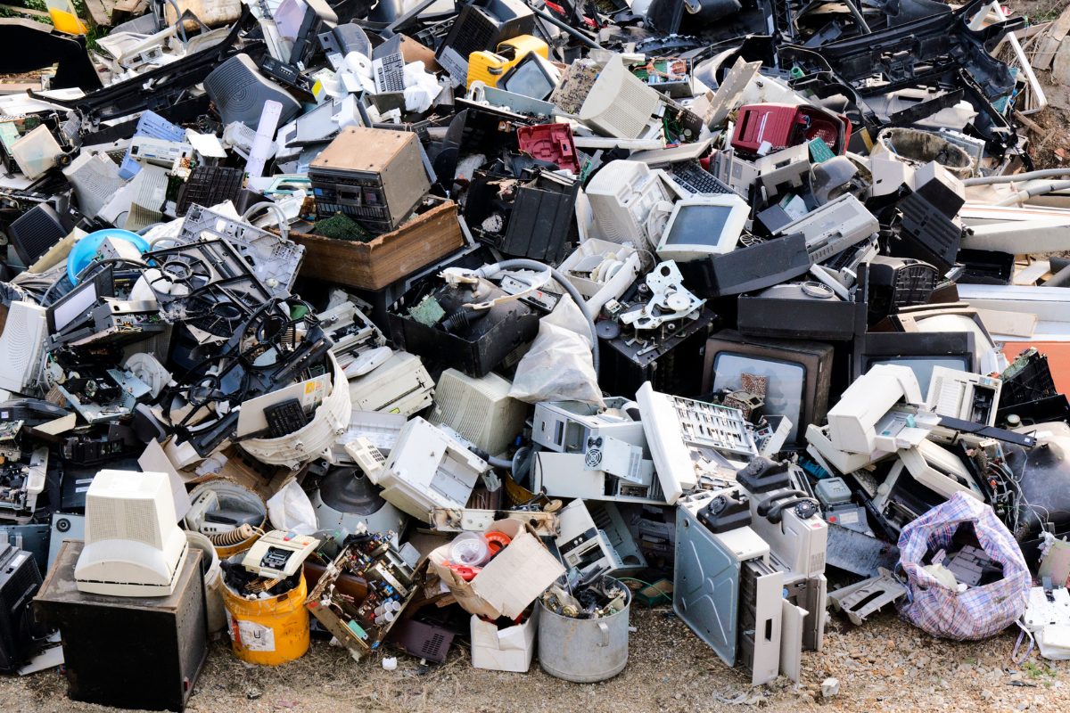 Mountain of e-waste