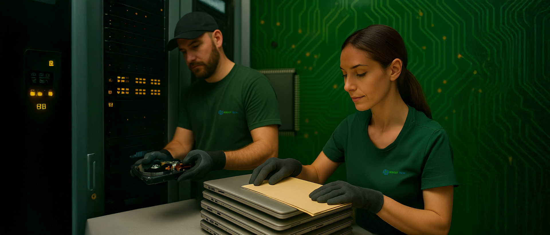 Secure
IT Asset Disposition <br> & Data Destruction, Done Locally